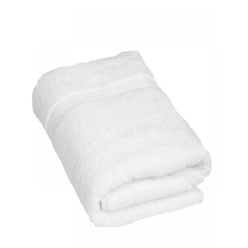 Large Cotton Bath Towel - White
