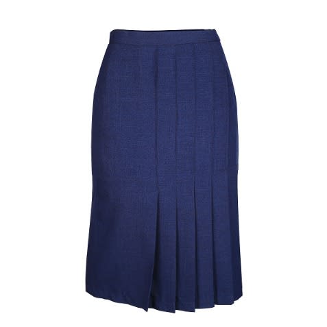 Multipurpose Skirt With Pleat Design - Blue