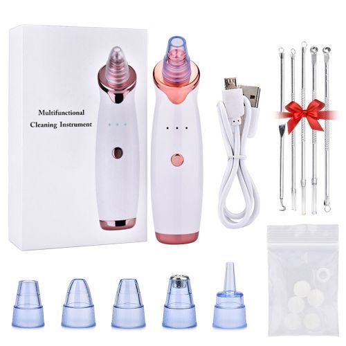 Electric Blackhead & Pimple Remover With 5 In 1 Pimple Zit