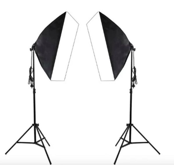 2 Units Studio Photography Soft Box Softbox, Lamp Holder + Tripod
