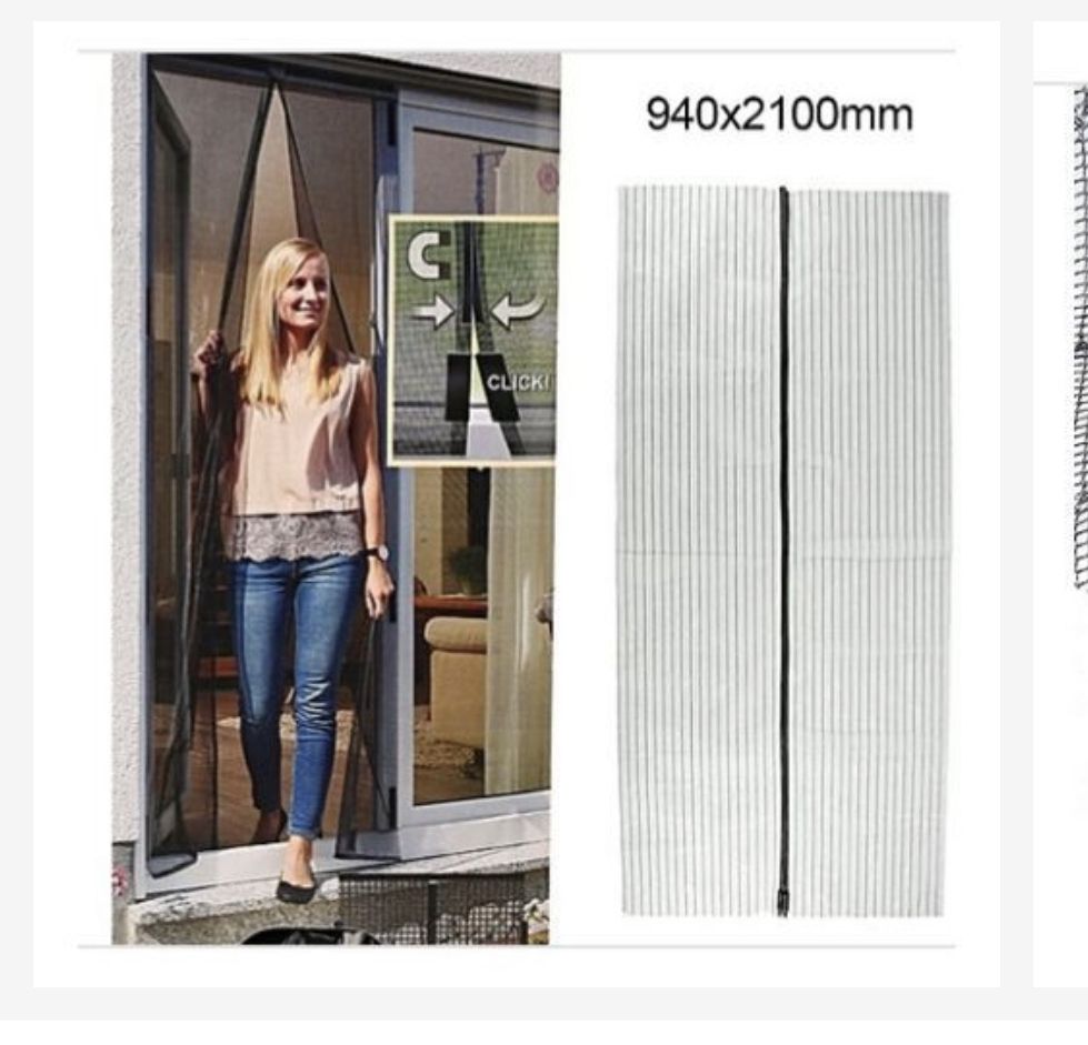 Hands Free Screen Door- Anti Mosquito Net/Curtain