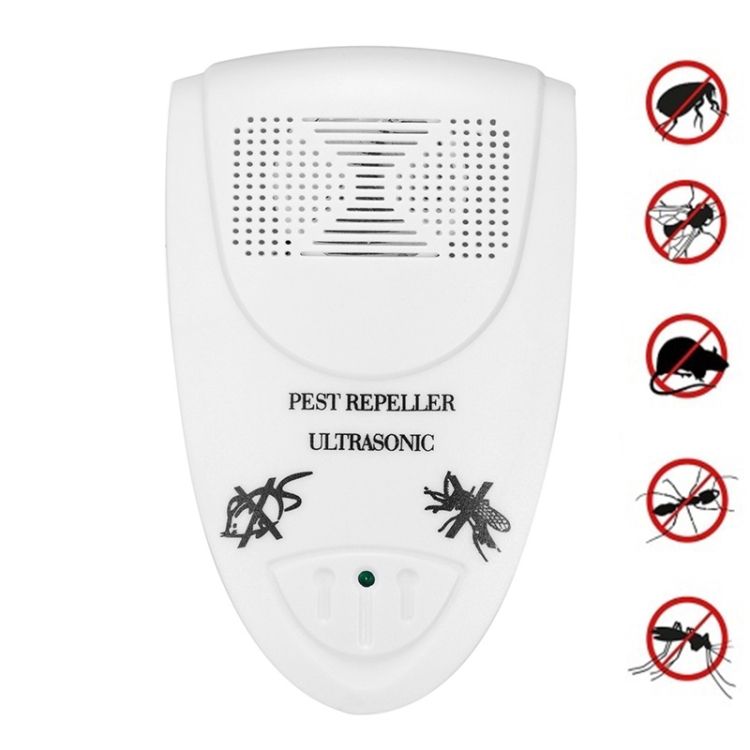 LI-3110 Ultrasonic Electronic Rat Repeller UK Plug(White)