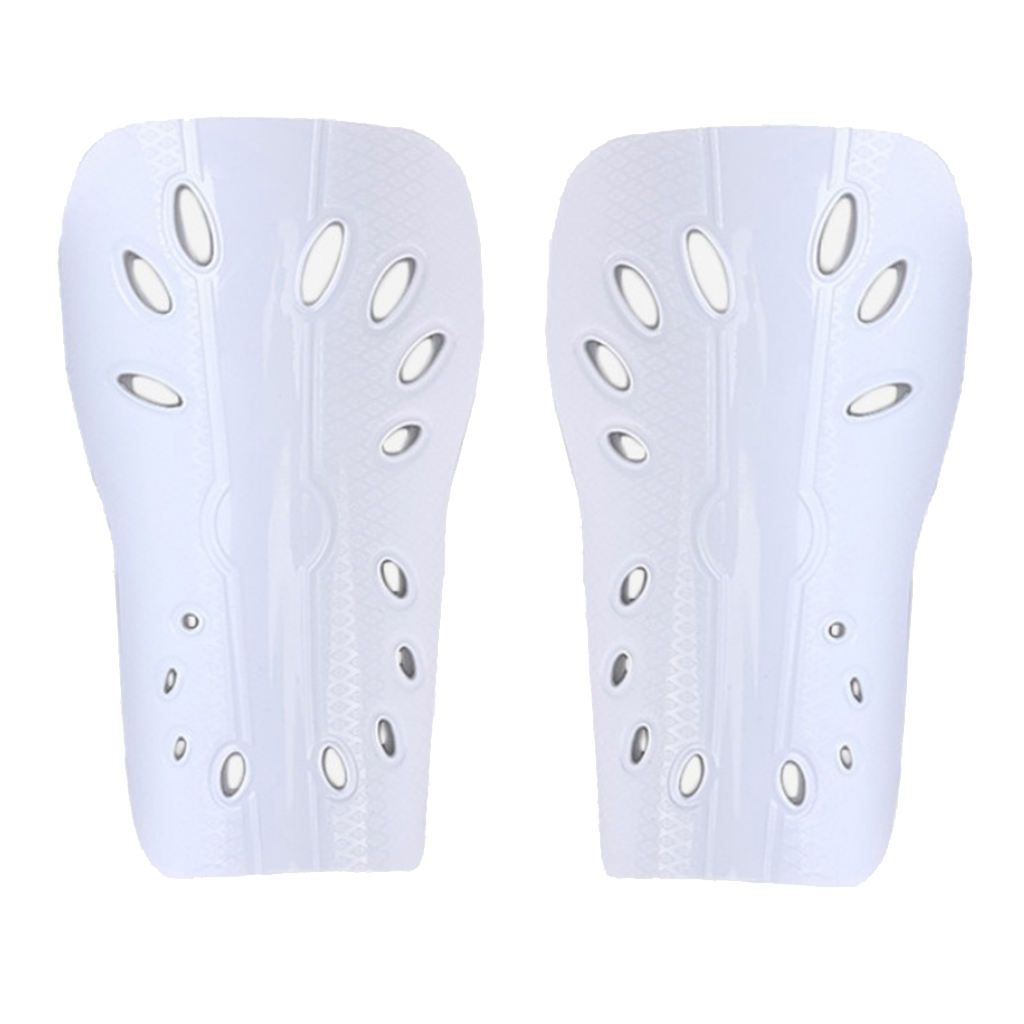 Soccer Football Shin Guards Pads Shinguard Protector Girl Boy White