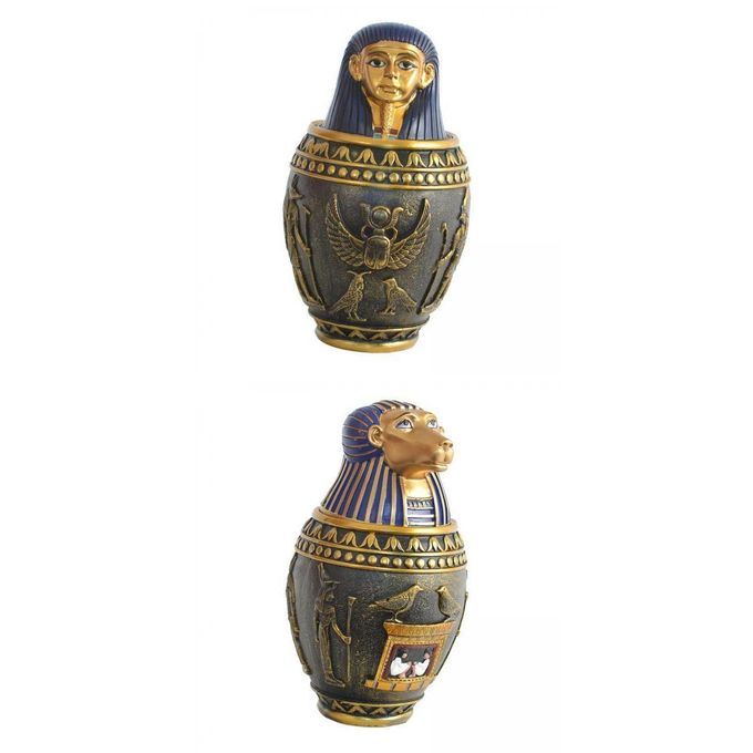 2Pcs Cat Urn Pet Memorial Casket Egyptian Pet Loss Gifts Pets
