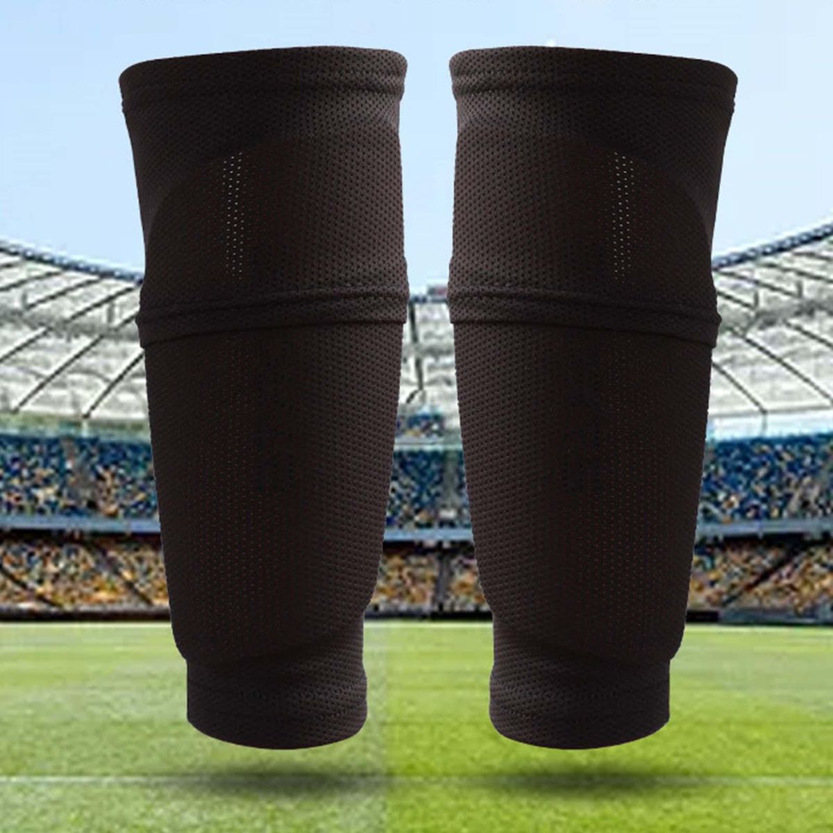 Kids Football Shin Guards, Leg Performance Support Sock