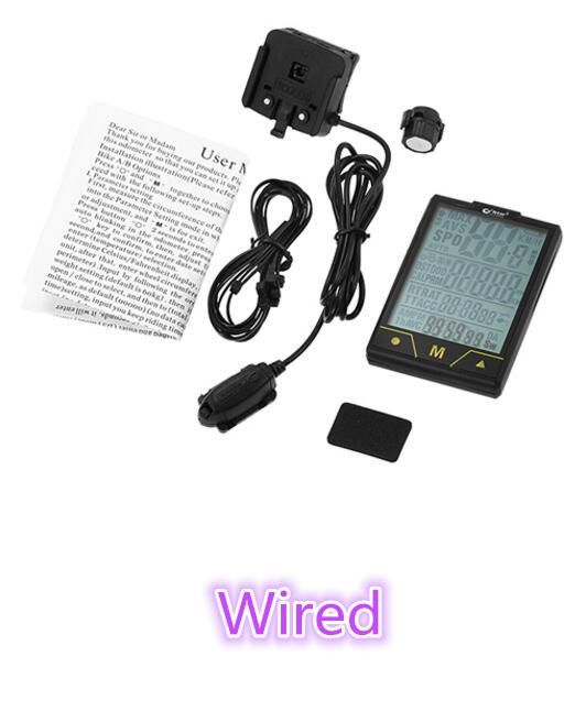 Waterproof Bicycle Computer With Backlight Wireless Wired Bicycle Computer Bike  Odometer Bike Stopwatch