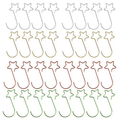 160Pcs Christmas Ornaments Hooks Star-Shaped Tree