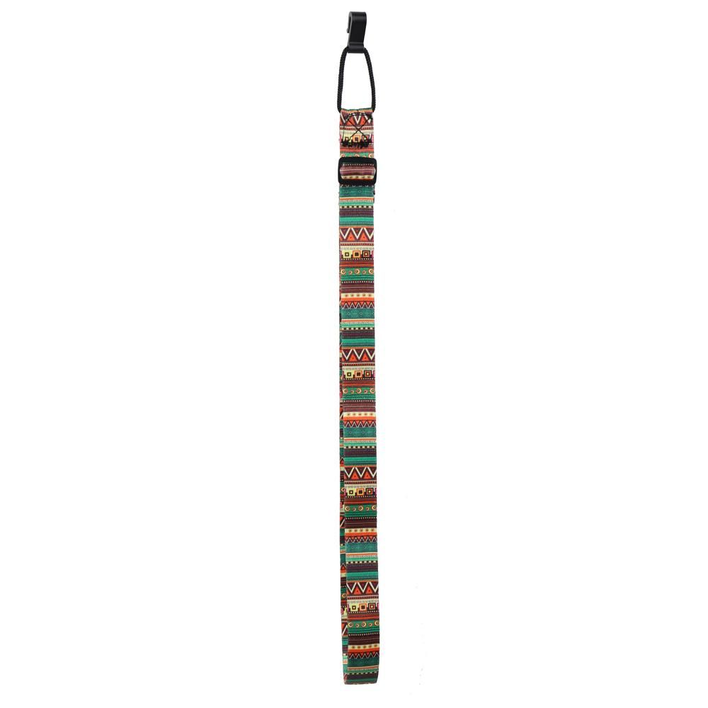 Colorful Ukulele Straps Thermal Transfer Ribbon Ethnic Style Practical Little Guitar Belt Musical Instrument Accessory