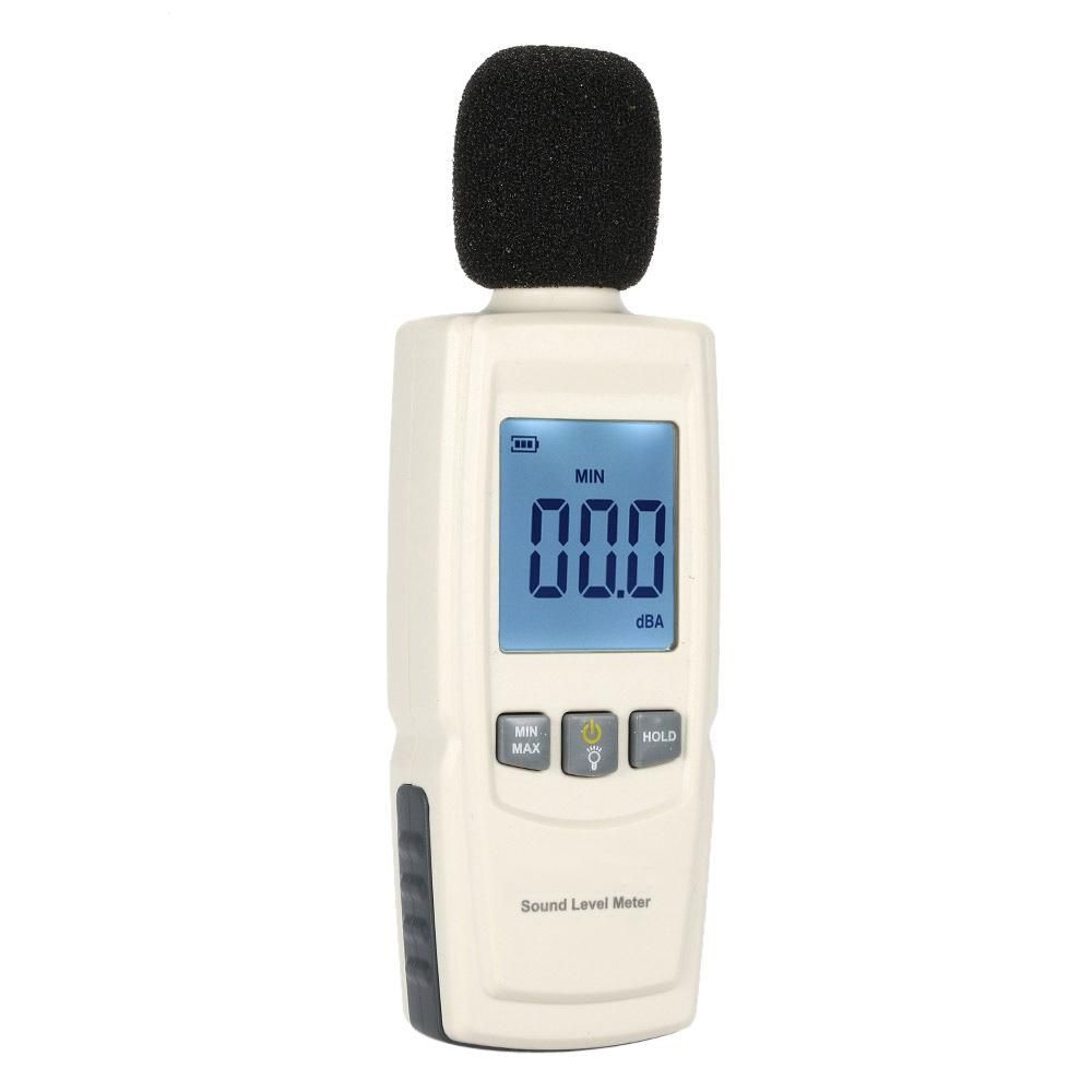 LCD Digital Sound Level Meter Noise Volume Measuring Instrument Decibel Monitoring Tester 30-130dB