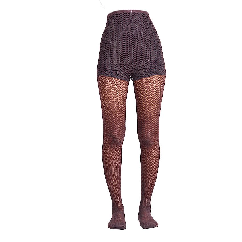 Women's Brown Fishnet Pantyhose Tights Leggings