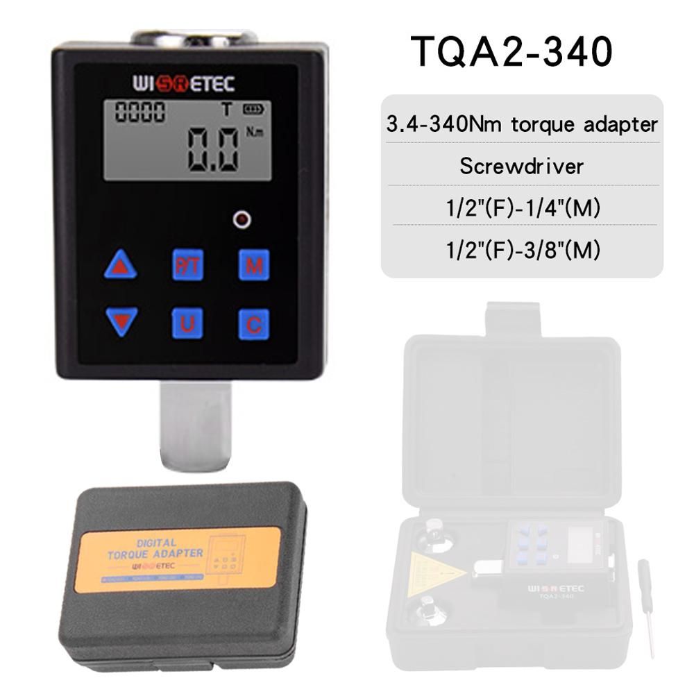 Digital Torque Meter Digital Backlight Display Two-ways Measurement Two Working Modes Adjustable Four Units Switchable with Sound Light Alarm Function