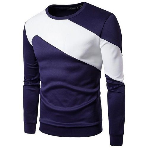 Men's LS T-Shirt- Navy Blue
