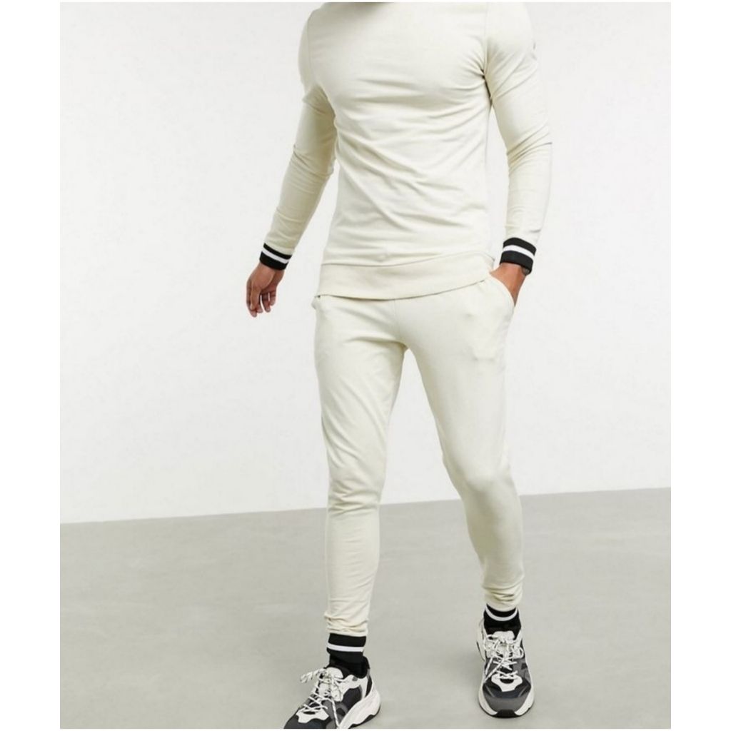 Off White Joggers And Sweatshirt