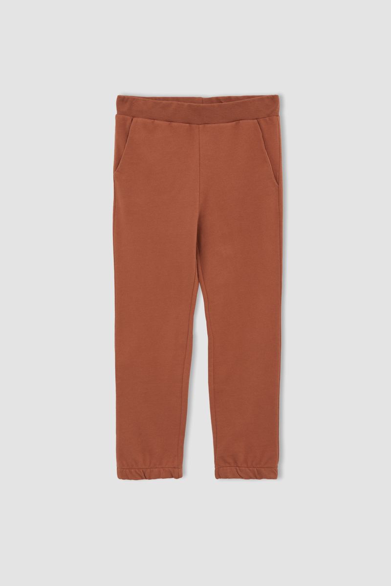 Girl - Regular Fit Knitted Bottom Trousers - Brown