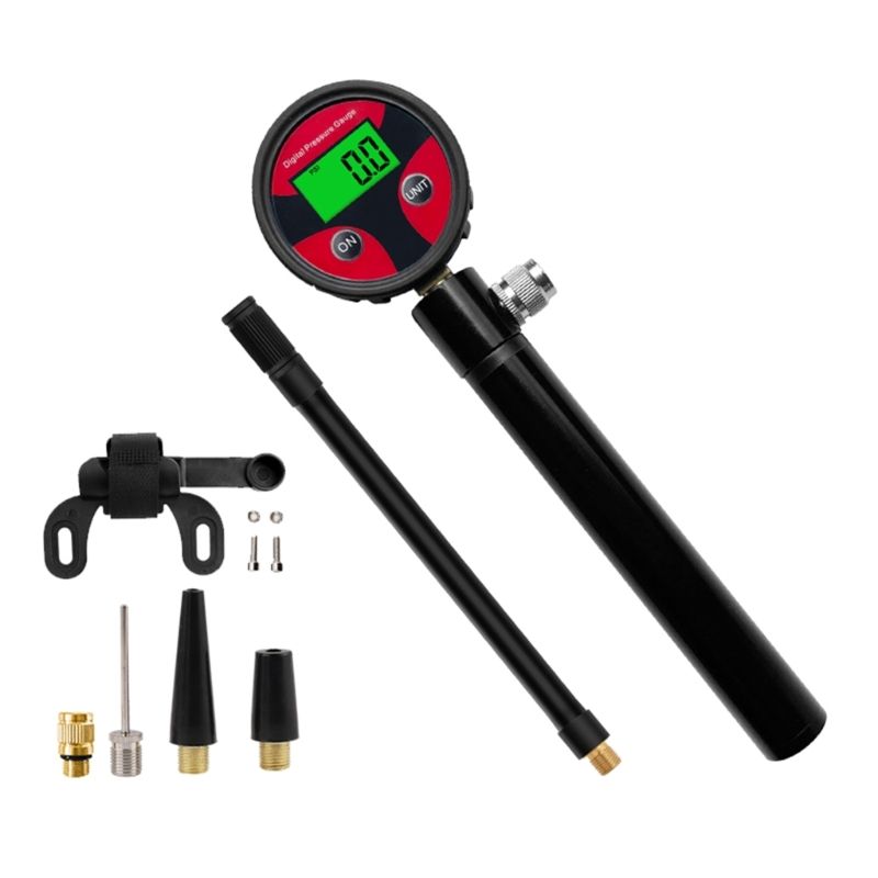 50JA High Pressure 200PSI Air Pump For Bike MTB Road Bicycles Cycling Tire Inflator Bike Manual