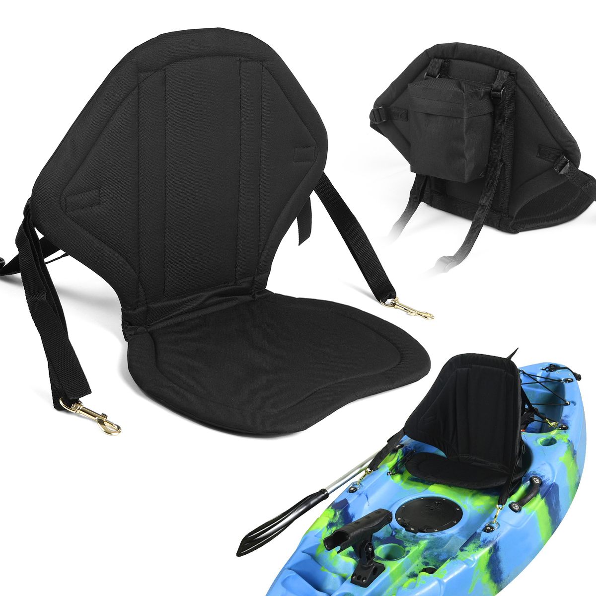 Water Repellent Children Kayak Seat With Back Support Kids