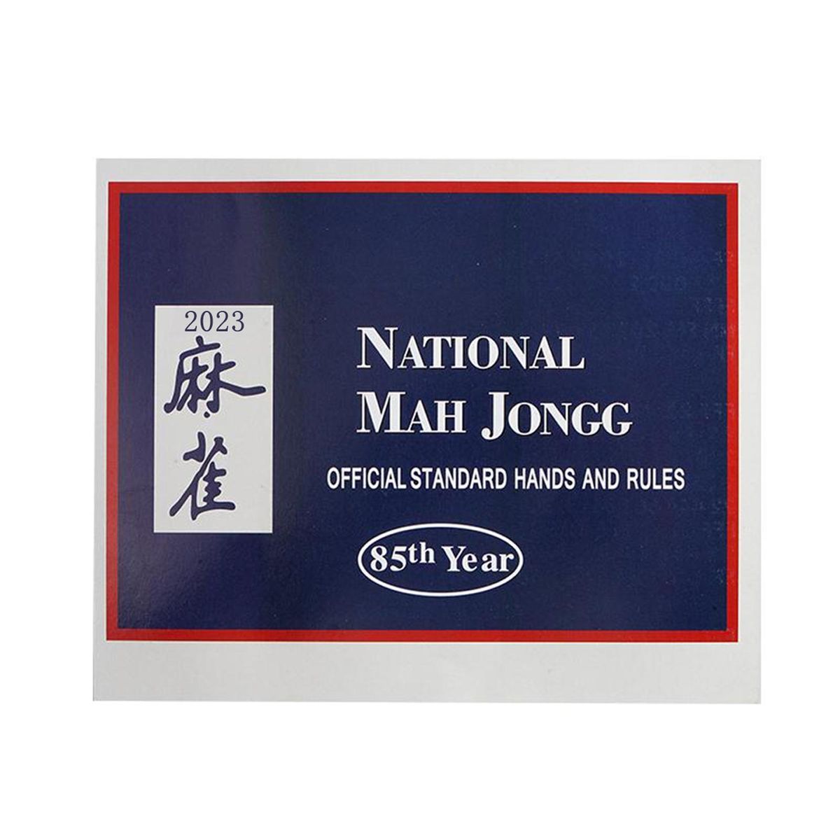 Mahjong Scorecard Official Hands Mahjong Prop Blue