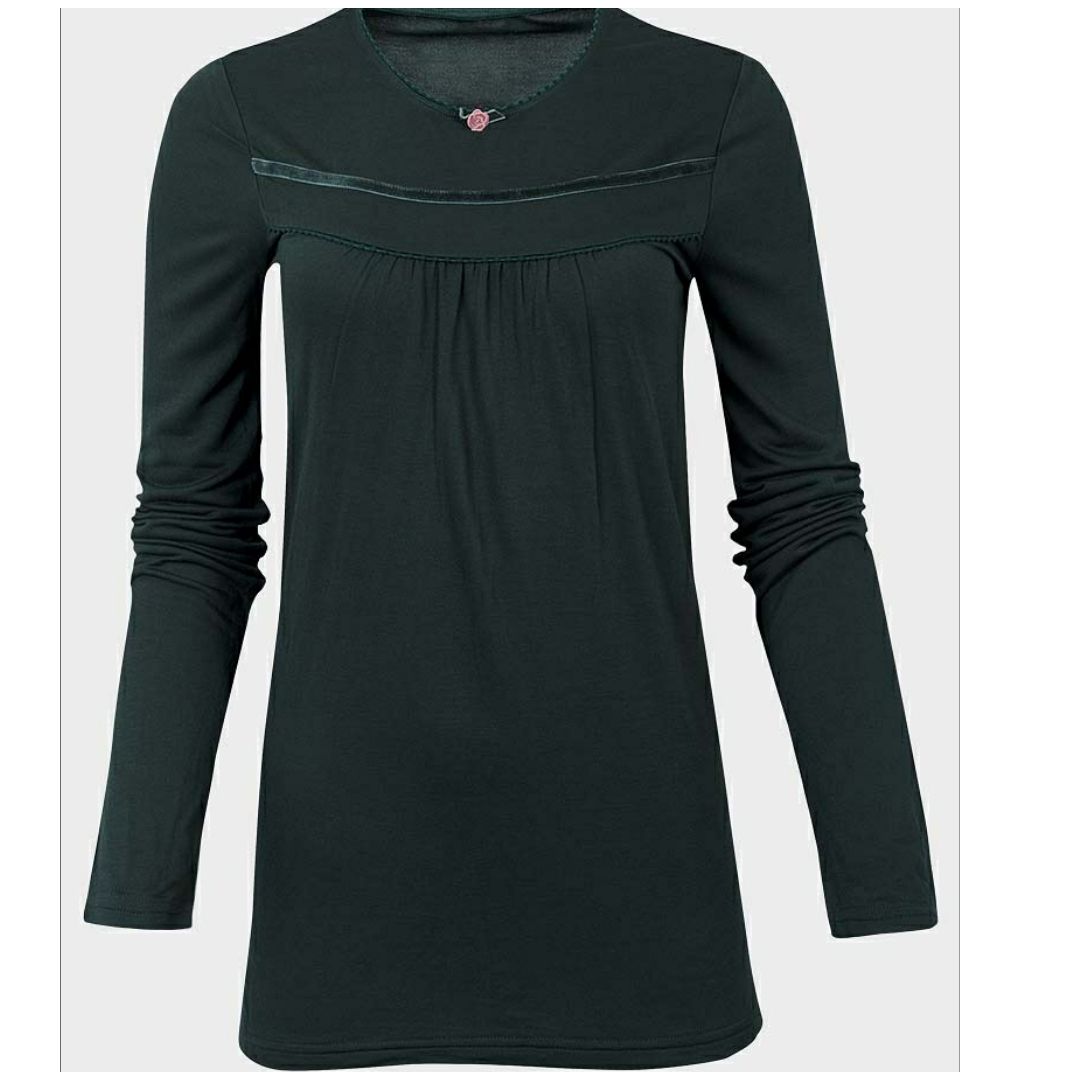 Mfed Ladies Velvet Detail Long Sleeve