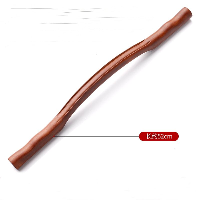Natural Wooden Bamboo Gua Sha Stick For Neck Shoulder Back Massager Se Therapy SPA Beauty Salon Rolling Steel Rods