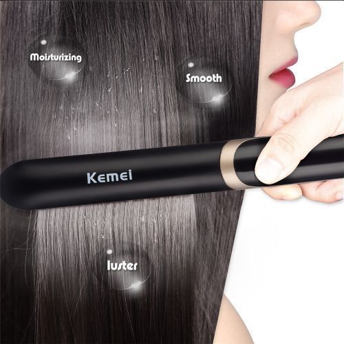 2 In 1 Far-infrared Hair Straightener Hair Curler Tourmaline Ceramic Anion Hair Styling Tool