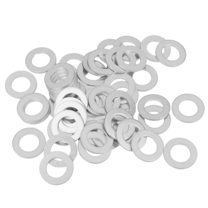 50pcs Oil Drain Plug Gasket Washer Assortment For Honda   94109-14000