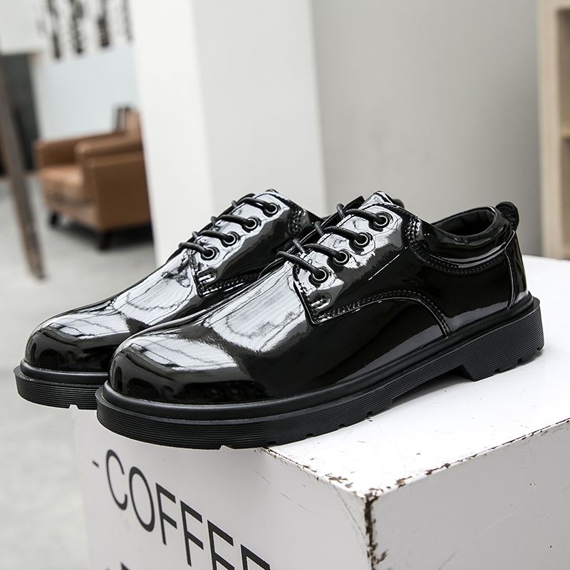 Men's Trend Casual Wedding Formal Leather Boots Shoes-Black