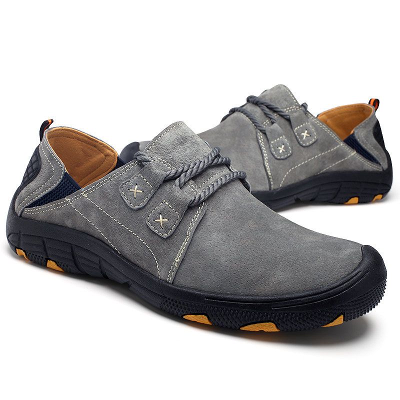 Outdoor Climbing Hiking Suede Sports Shoes Loafers