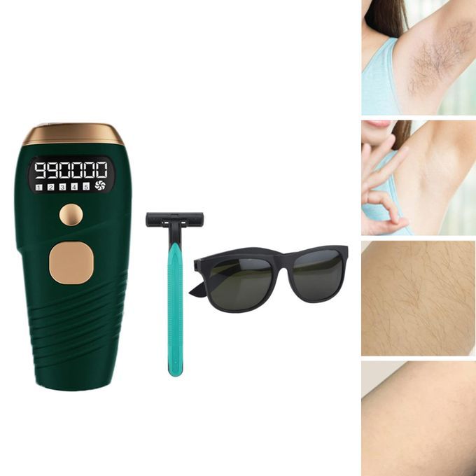 Hair Removal Device 2 Modes Permanent For Whole Body Arm Leg Green