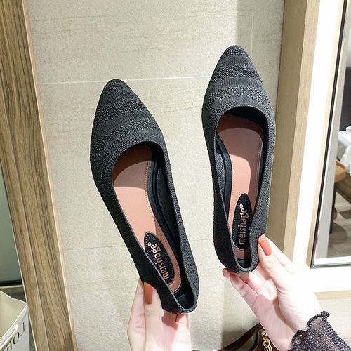 Sandals Wedges Low-top Rain Boots Waterproof Non-slip Women's Shoes Black
