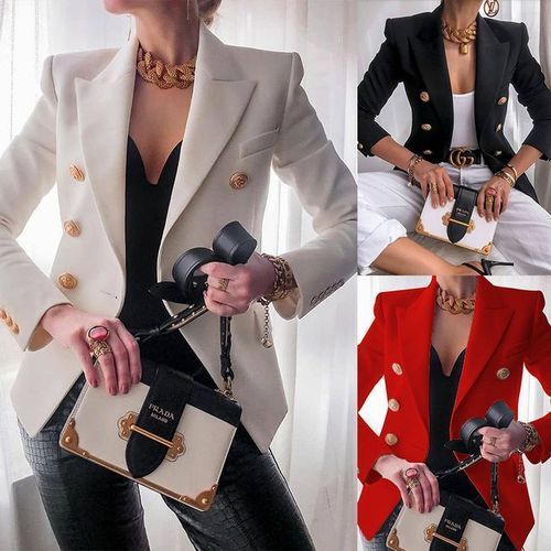 Jackets Women's Coats Casual Suits Buttons High-end Coats Blazers Ladies Suits