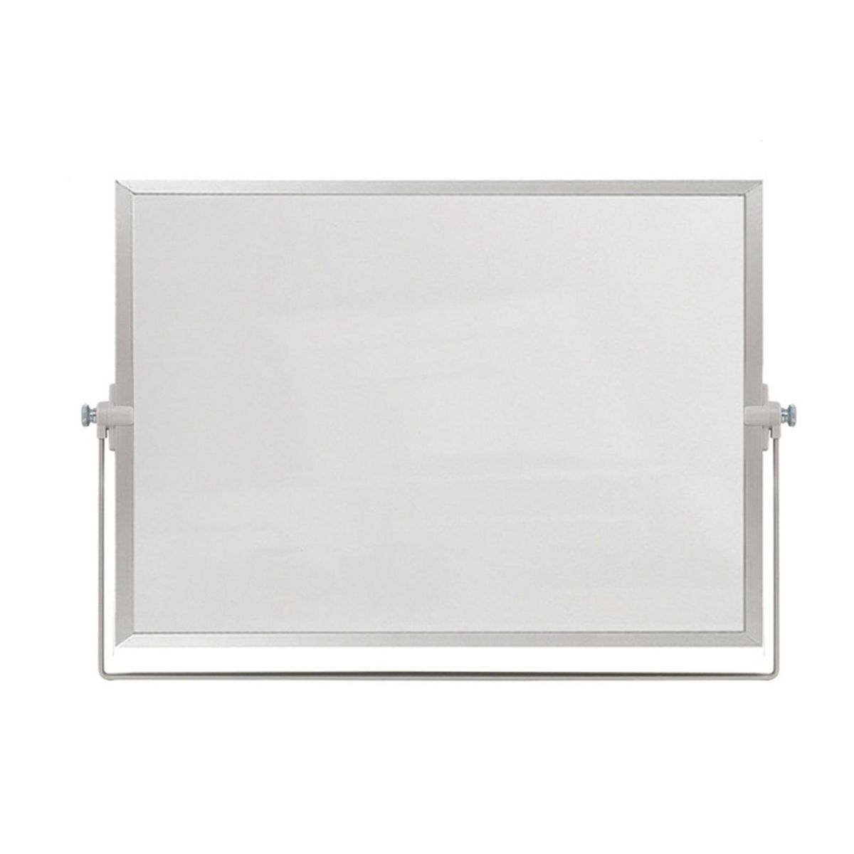 Double-sided Whiteboard Portable Magnetic Whiteboard with for Home Silver