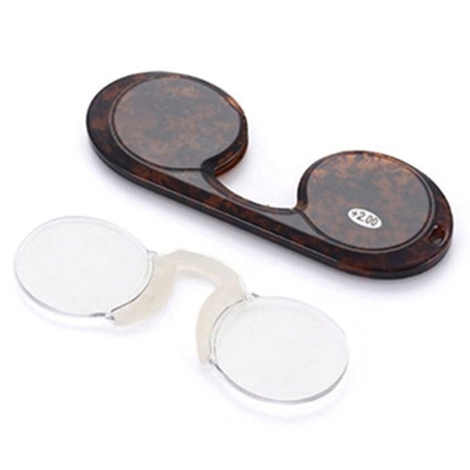 Frameless Presbyopia Gl Es Portable Soft Sili One Nose  Lip Presbyopia Gl Es  Lip Nose Reading Presbyopia Gl Es-Hawksbill-250°