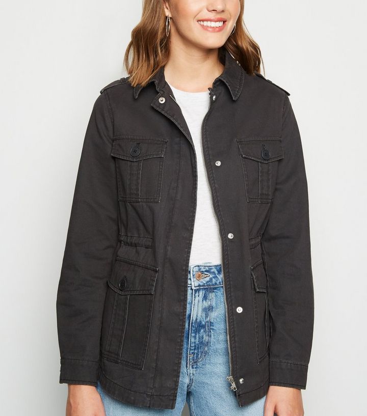 New Look 4 Pocket Utility Lightweight Jacket