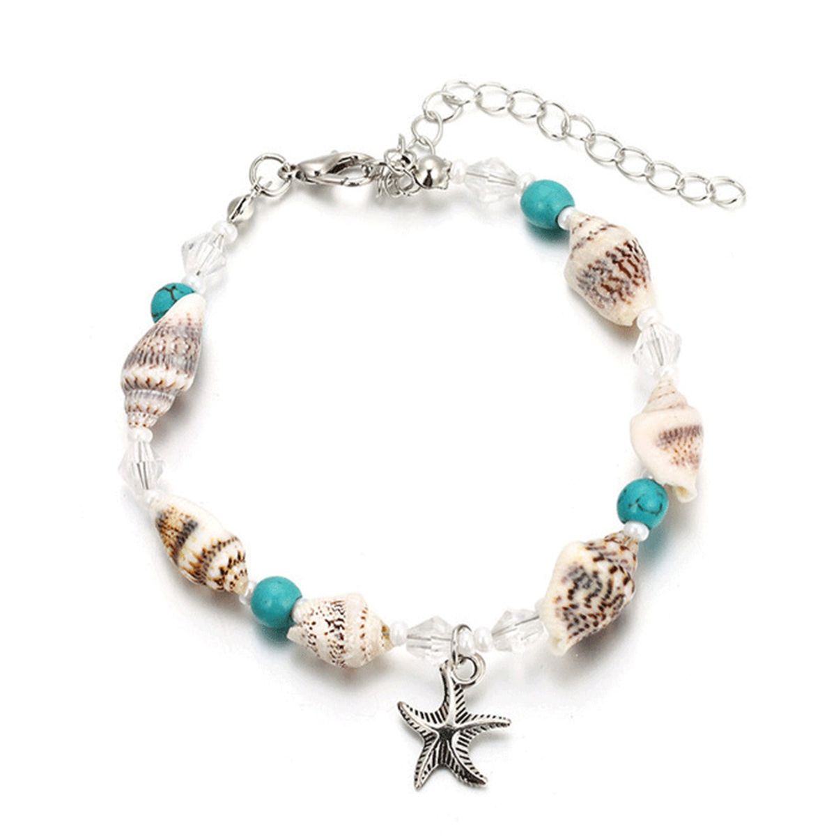 Chain Anklet Fashion Beach Pendant Anklet Blue