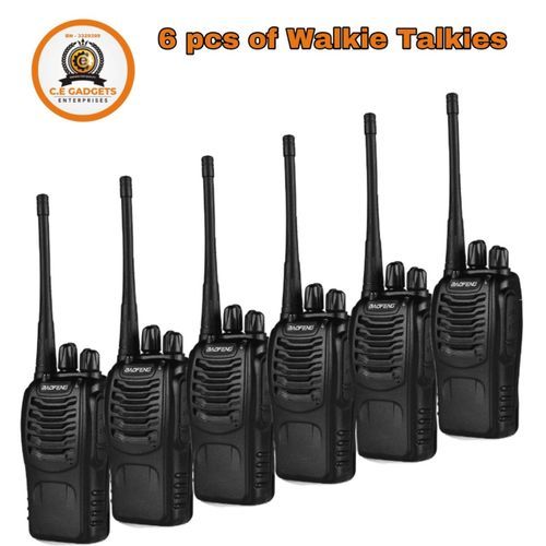 6 Good Pieces  Security PhoneBaofeng BF-888s Walkie Talkies