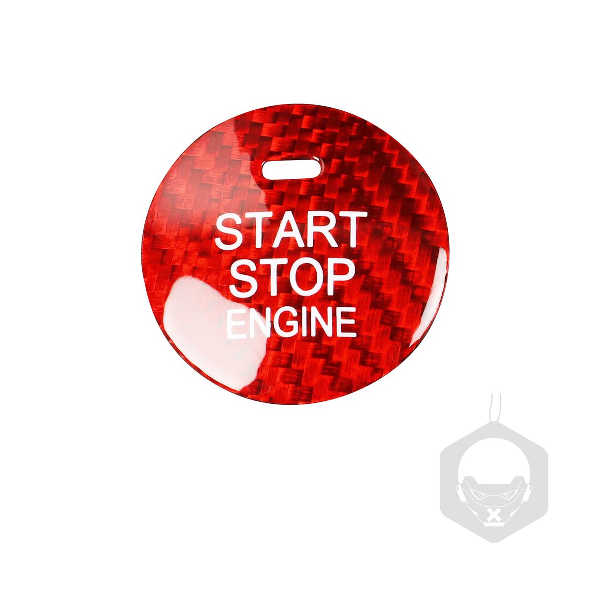 Carbon Fibre Protector Car Engine Start Stop Switch Button