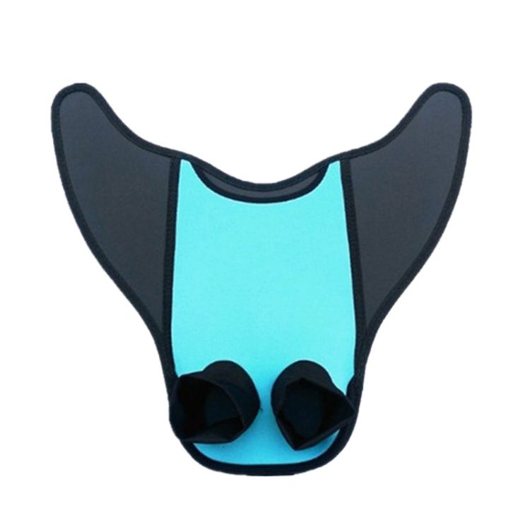 Conjoined Ankle Foot Fins Short Frog Shoes, Size: Adult