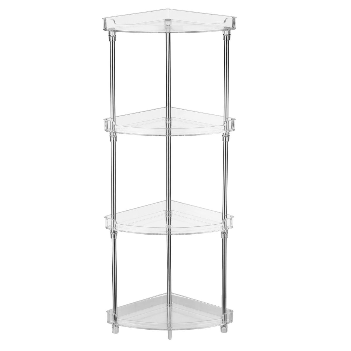 4-Tier Corner Storage Organizing Caddy Stand For Bathroom