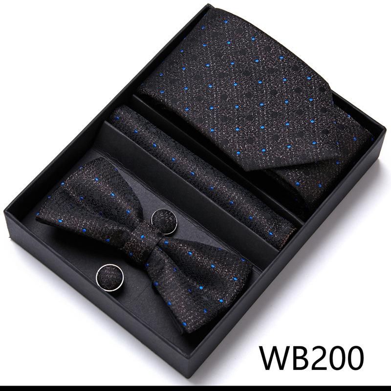 Men'S Tie Set Gift Box 6 Piece Tie Set WB200