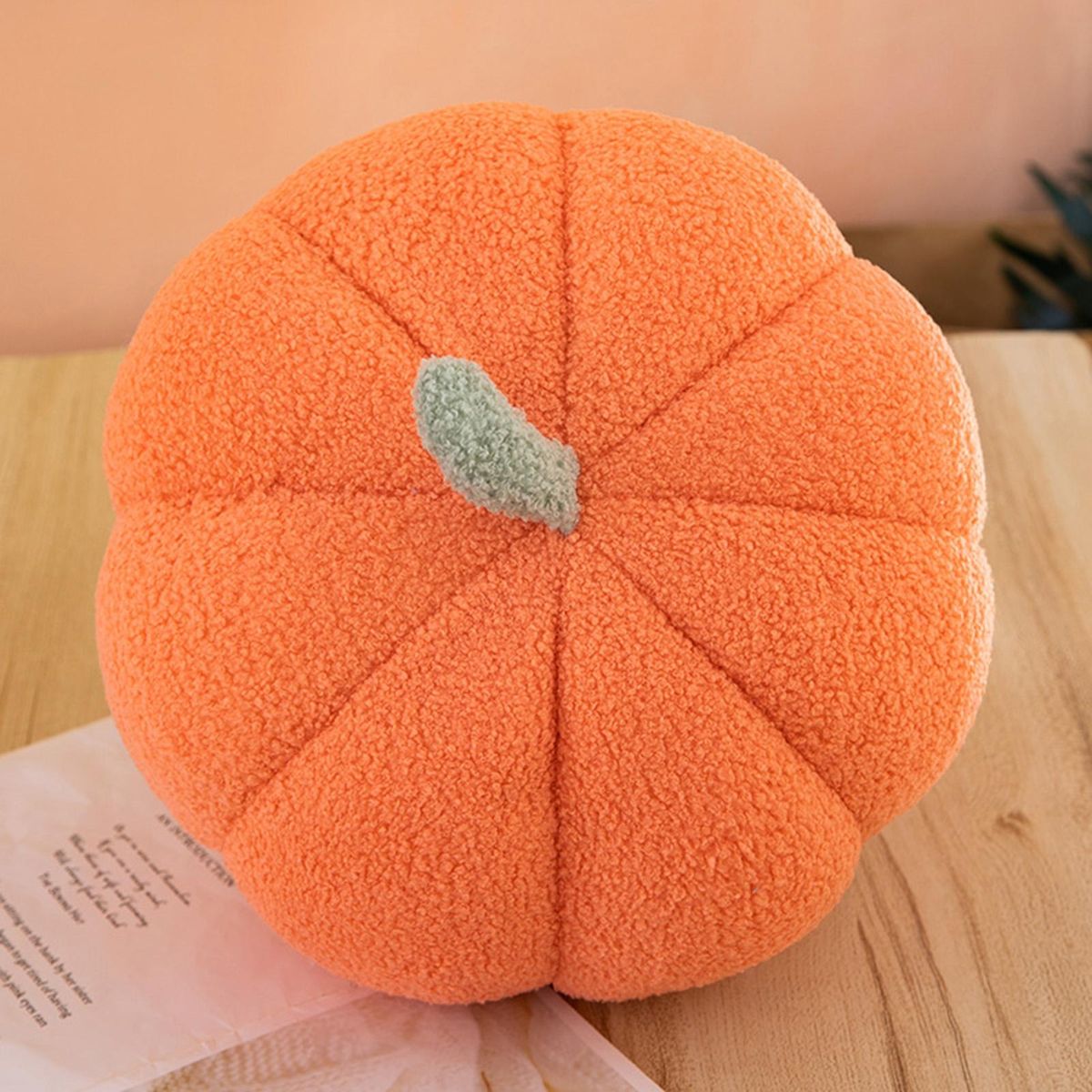 18cm Pumpkin Plush Pillow Pumpkin Plush Pillow Party Scene Decorations Orange