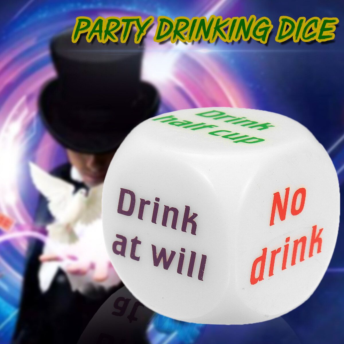 Party Bar Drinking Mora Dice Decider Game Pub Toy Die Funny Adult Stag Hen Gift