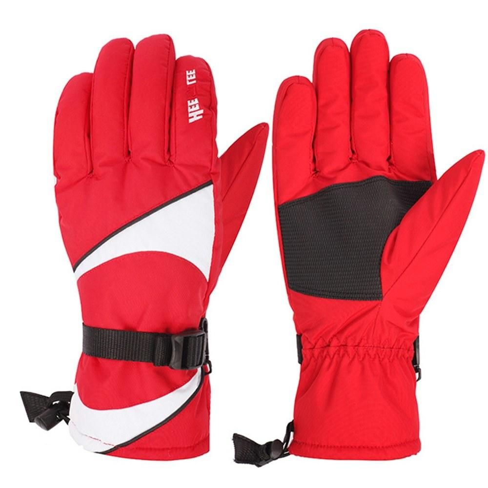 1 Pair of Winter Gloves Thermal Gloves Outdoor Warm Mittens Warm Gloves  Full-Finger Mittens Waterproof  Windproof Cold Weather Hand Warmers for Driving Running Cycling Cold Weather Gloves