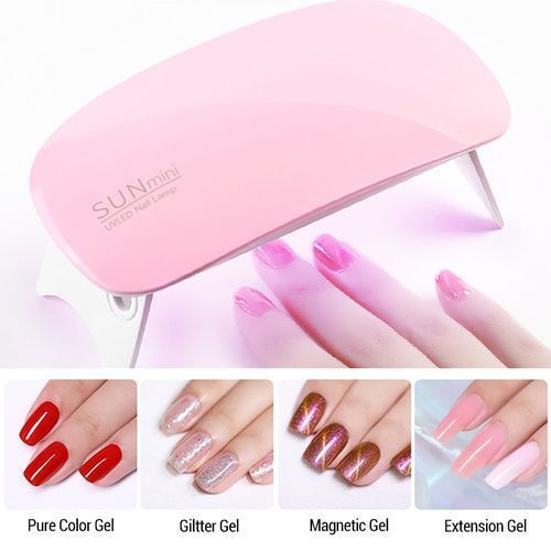 SUNmini 6w Mini Nail Gel Dryer UV LED Lamp Fast Dry & Foldable
