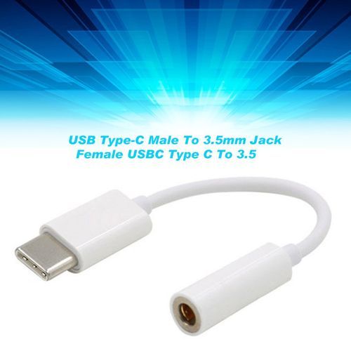 Type C To 3.5mm Jack Earphone Cable USB C Headphone Audio Adapter
