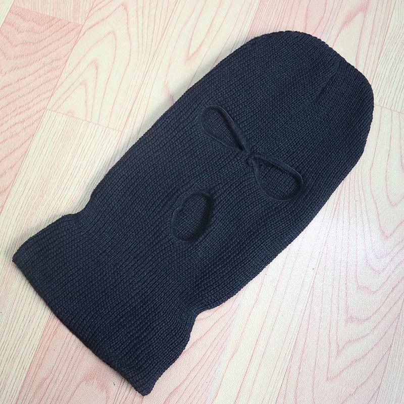 Winter Hats Knitted Balaclava Beanies Anti-terrorism Robber Hat Bandit Outdoor Ski Mask Warm H XXA