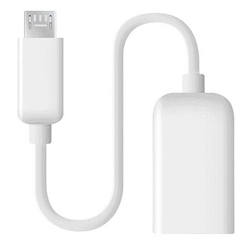USB 2.0 A Female To Micro B Male Converter OTG-White