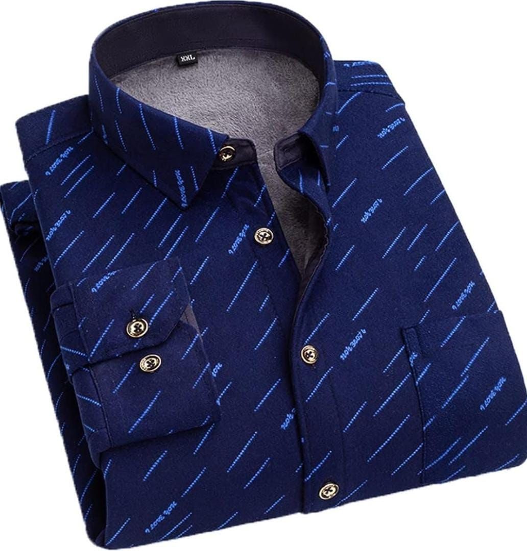 Men's Classic Thick High Quality Warm Wool Plaid Shirt
