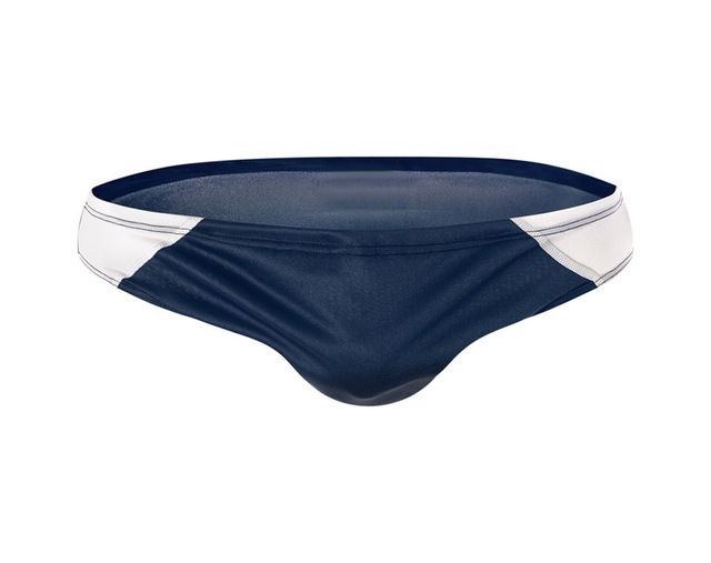 Men Swimwear Drawstring Elastic Slim Fit Swimsuit