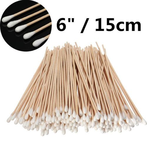200Pcs Cotton Swab Applicator Q-tip Swabs 6