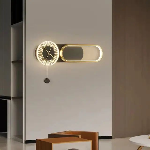 Galaxy Rechargable LED Wall Lamp With Clock